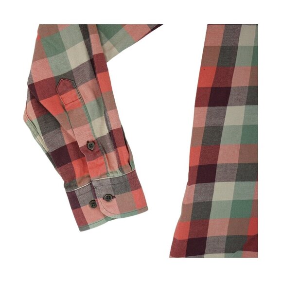 Emidio Tucci Shirt Custom Fit Size 3 (Medium) Long Sleeve Multicolor Plaid Mens - Picture 5 of 6